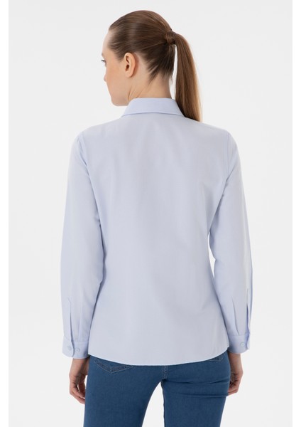 Kadın Açık Mavi Gömlek Basic 50298095-VR003 indirimleri