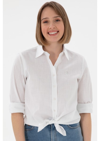 Kadın Beyaz Gömlek Basic 50307694-VR013 modelleri