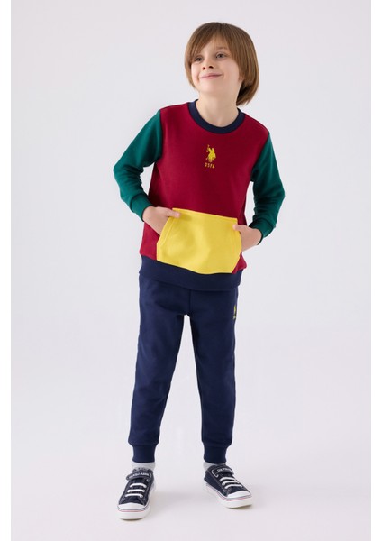 Erkek Çocuk Bordo Pijama Takım 50299486-VR014