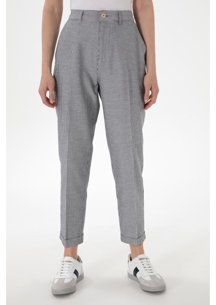 Kadın Lacivert Pantolon (Kanvas-Chino) 50309090-VR033