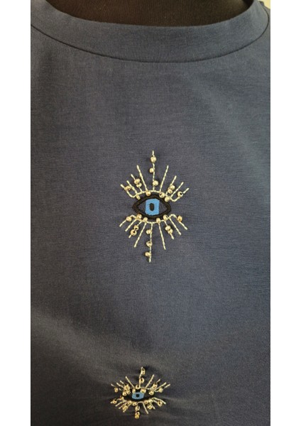 Nakışlı Crop T-Shirt modelleri