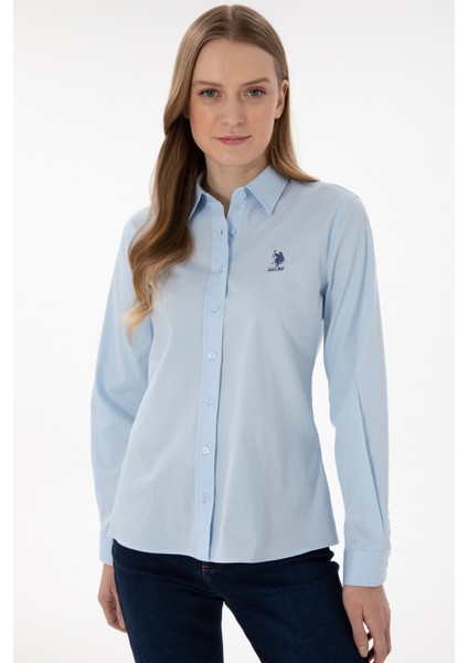 Kadın Açık Mavi Gömlek Basic 50298091-VR003 modelleri