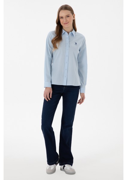 Kadın Açık Mavi Gömlek Basic 50298091-VR003 fırsatları