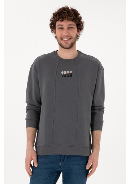Erkek Antrasit Sweatshirt 50293430-VR006
