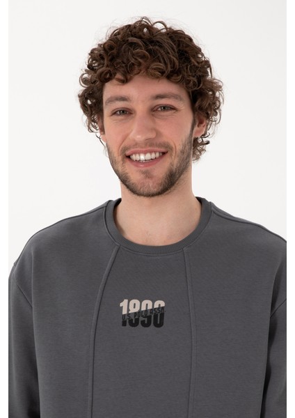 Erkek Antrasit Sweatshirt 50293430-VR006 fiyatları