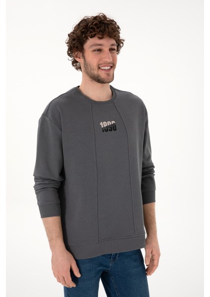 Erkek Antrasit Sweatshirt 50293430-VR006 modelleri
