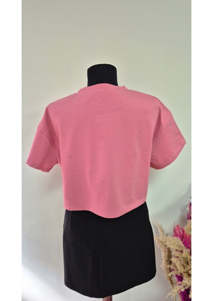Nakışlı Crop T-Shirt fiyatları