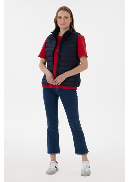 Kadın Lacivert Yelek (Dokuma) 50299178-VR033