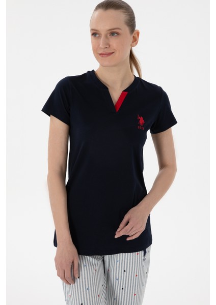 Kadın Lacivert Pijama Takım 50312909-VR033