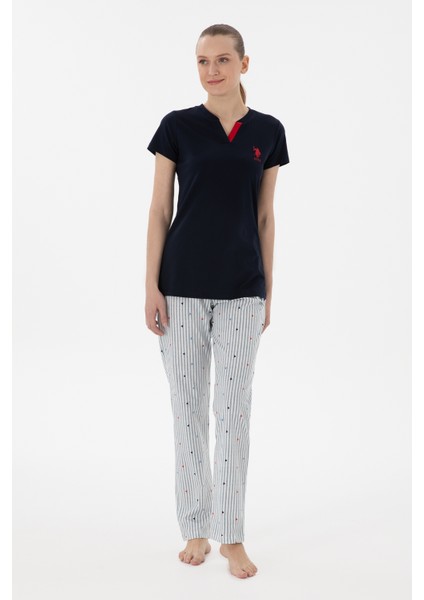 Kadın Lacivert Pijama Takım 50312909-VR033