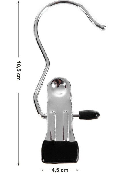 50 Adet Metal Krom Kaplama Çok Amaçlı Eşarp ve Şal Askısı Seti modelleri