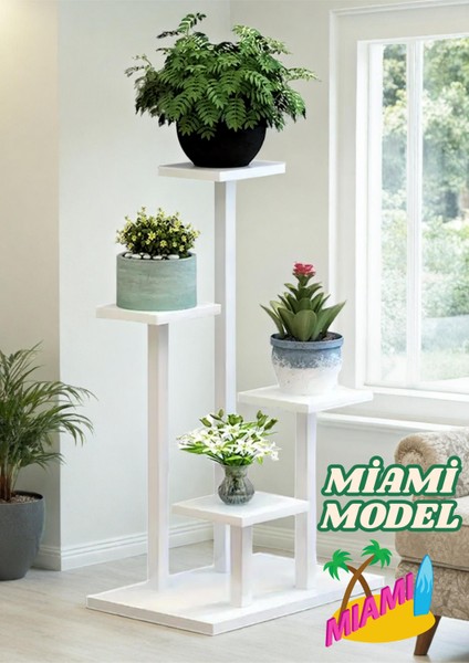 Miami Model Çok Katlı Metal Saksı Çiçek Bitki 4 Kat Standı (1 ADET FİYATI) Salon Oturma Balkon fiyatları