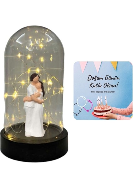 Sevgiliye Hediye Özel Hediye Dekoratif Fanus Hediyelik