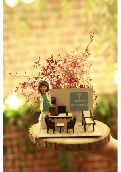 Anneye Hediye Ev Masa Dekor Anne Hediye Işıklı