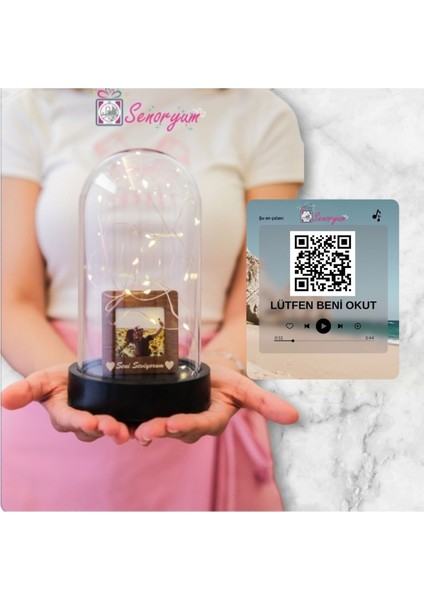 Arkadaşa Özel Hediye Fanus Anneye Hediyelik