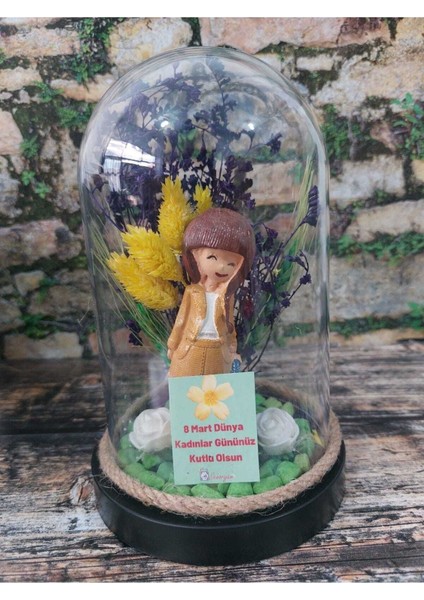 Sevgiliye Hediye Özel Hediye Dekoratif Fanus Hediyelik