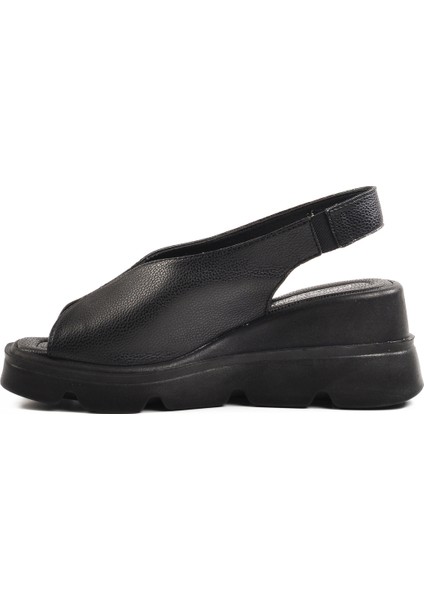 Siyah Yüksek Taban Kadın Terlik PC-7533 Z fiyatları