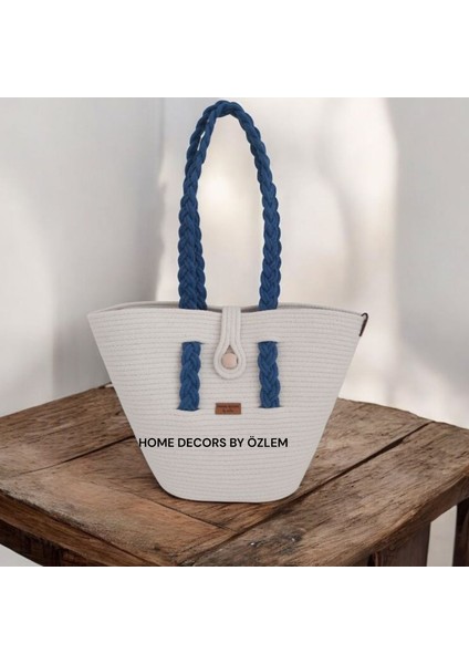Hasır Çanta Omuz Çantası Plaj Çantası El Emeği Handmade Tasarım Tarz Yaz MODA-30CMX40-42CM