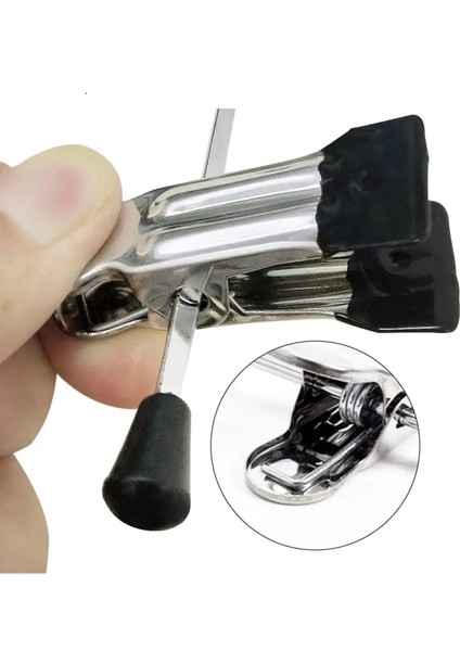 Metal Tutmalı Klipsli Etek ve Pantolon Askısı Elbise Askısı Ayarlanabilir Elbise Askısı Metal 10ADE