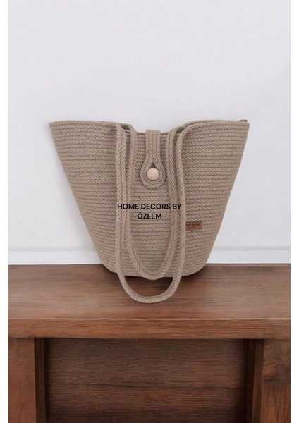 Hasır Çanta Omuz Çantası Plaj Çantası El Emeği Handmade Tasarım Tarz Yaz MODA-30CMX40-42CM