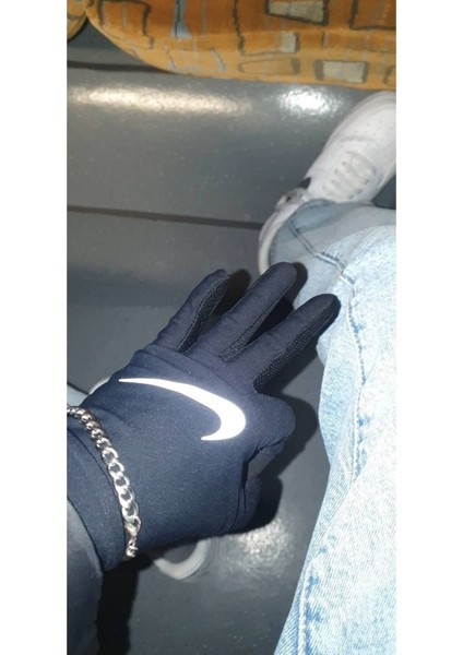 Siyah Erkek Koşu ve Günlük Eldivenler, Dokuma, Touch Özelliği fiyatları