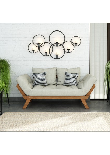 Fonksiyonel Yataklı Otantik Doğal Ahşap Kanepe Teak Renk fiyatları