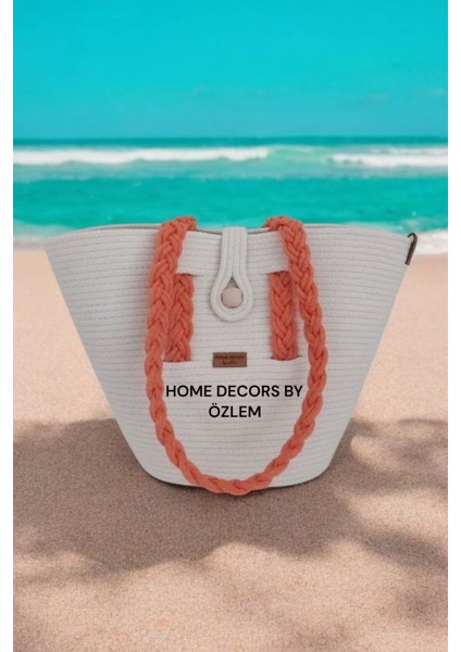 Hasır Çanta Omuz Çantası Plaj Çantası El Emeği Handmade Tasarım Tarz Yaz MODA-30CMX40-42CM fiyatları