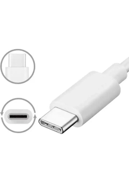 Flashshope Iphone 15 16 Pro Promax Samsung Şarj Aleti 35W Örgülü Kablo Type C To Type C Şarj Data Kablo