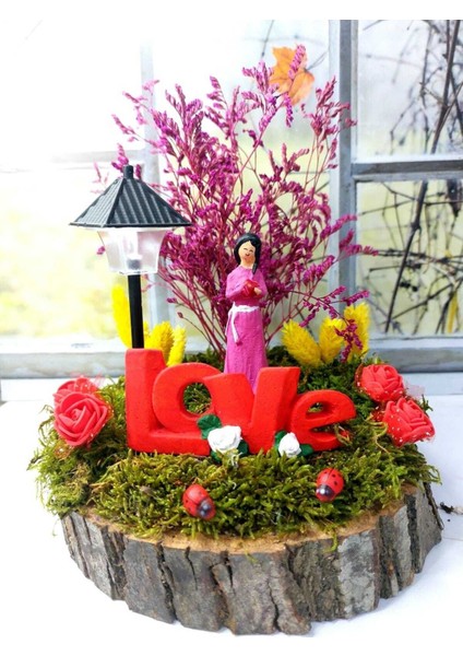 Anneye Hediye Ev Masa Dekor Anne Hediye Işıklı