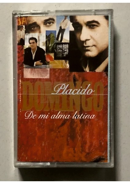 Placido Domingo De Mi Alma Latina Kaset (Orjinal Dönem Baskı)