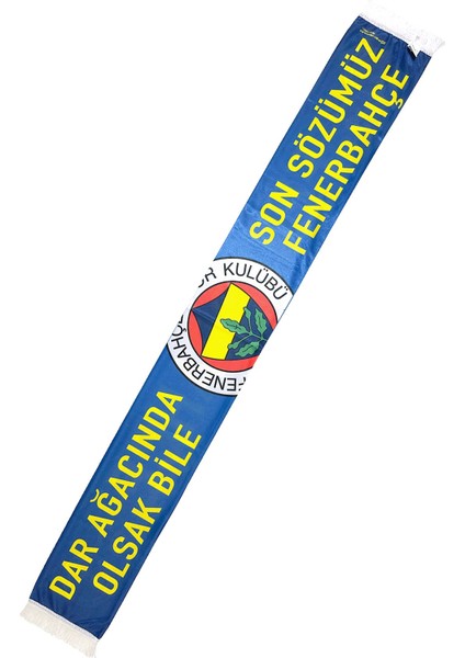 Orijinal Lisanslı Son Sözümüz Fenerbahçe Saten Şal Atkı