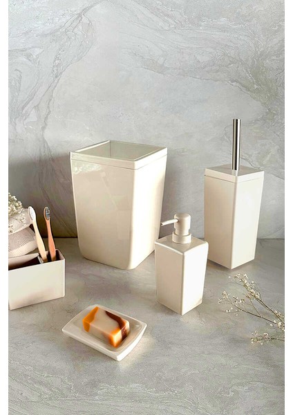 Biga Banyo Seti 5 Parça- Bej fiyatları