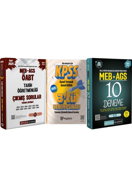 2025 Meb-Ags Öabt Tarih Öğretmenliği Çıkmış Sorular (Hibrit) Ags 10 Deneme