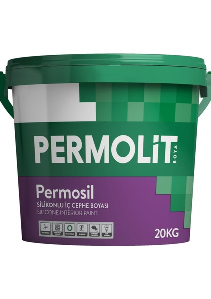 Permosil Silikonlu Mat İç Cephe Boyası (Pbaz) 3,5 kg
