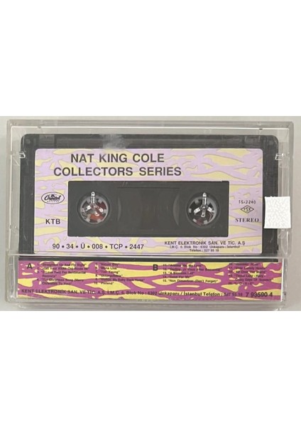 Nat King Cole Collectors Series Kaset (Orjinal Dönem Baskı)
