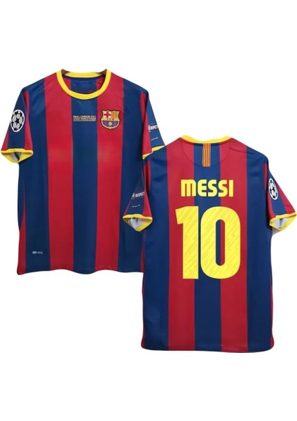 Barcelona 2011 Sezon London Lionel Messi Futbol Forması Yetişkin