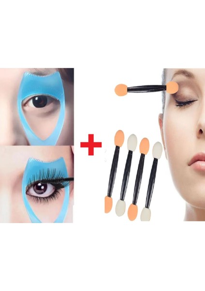 Göz Farı Makyaj Aplikatörü ve Maskara Kalkanı Makyaj Aplikatörleri