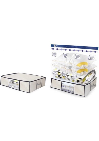 Vakumlu Hurç, 50x65x25 cm, turuncu, şeffaf, dayanıklı plastik, 1 parça