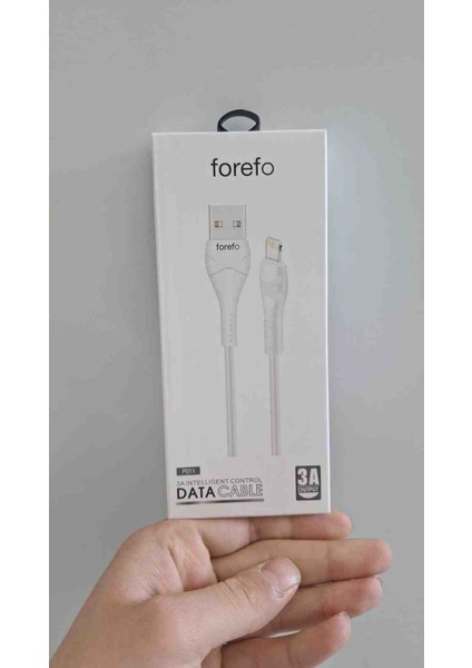 3A 1m iPhone Hızlı Şarj Data Kablosu