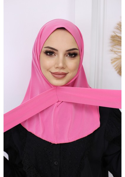 Çıtçıtlı Hazır Pratik Hijab Günlük ve Havuz Bone