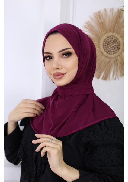 Çıtçıtlı Hazır Pratik Hijab Günlük ve Havuz Bone