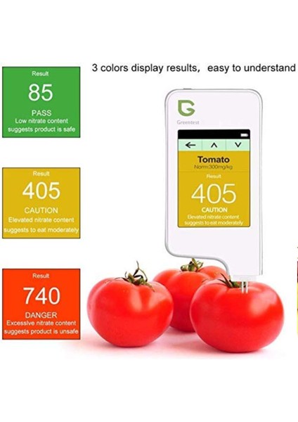 Nitrat Ölçüm Cihazı (Meyve, Sebze, Et ve Balıkda Nitrat ve Kimyasal Seviye Ölçer) fiyatları