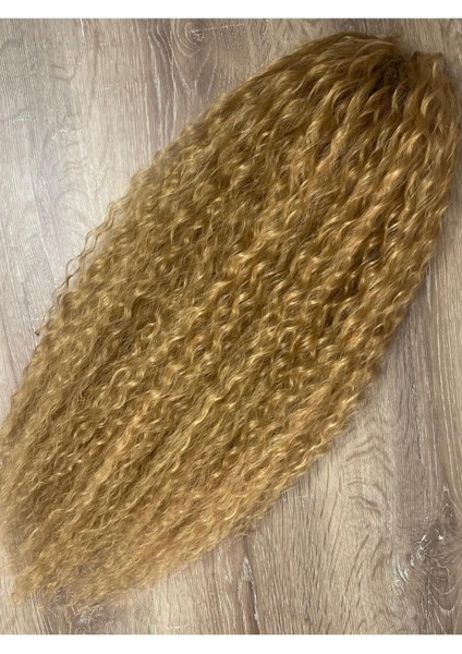 Rus Afro Dalgası Mandallı At Kuyruğu Saç Tokası - Karamel fiyatları