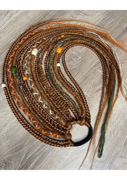 Rasta Mix Afrika Örgü Toka 16 Lı - Bakır