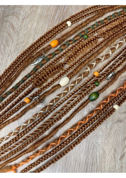 Rasta Mix Afrika Örgü Toka 16 Lı - Bakır modelleri