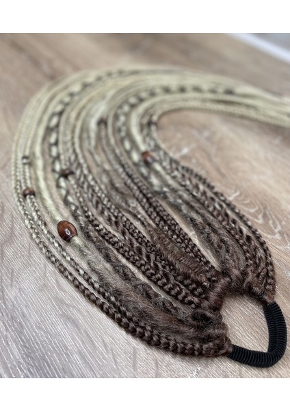 Rasta Mix Afrika Örgü Toka 15 Li - Koyu Kumral & Platin Ombreli fiyatları