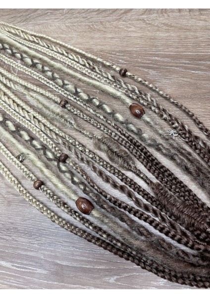 Rasta Mix Afrika Örgü Toka 15 Li - Koyu Kumral & Platin Ombreli fırsatları