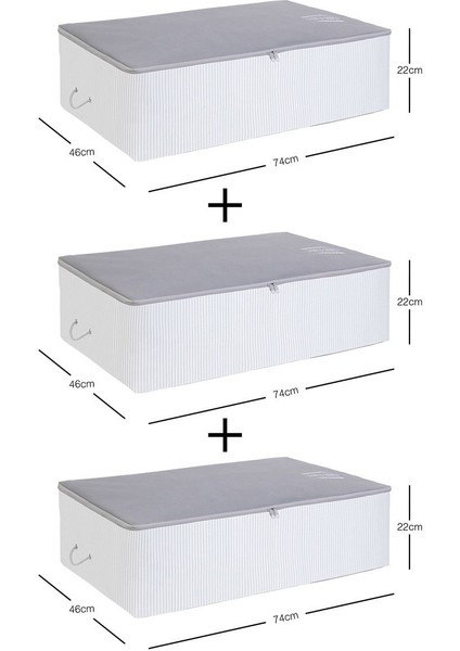 Gri Mega Boy Stuff&things Baza Altı Yastık Yorgan Kazak Hurcu 74x46x22 fiyatları