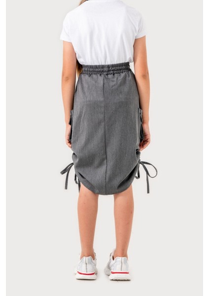 Kız Çocuk Yandan Büzgülü Etek 6201 fırsatları