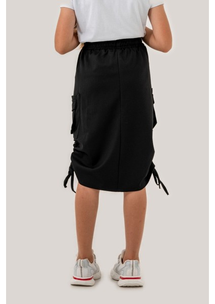 Kız Çocuk Yandan Büzgülü Etek 6201 fırsatları